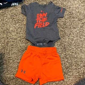 3-6 month under armour outfit